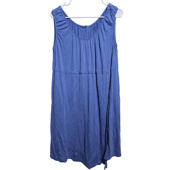 Bamboo Baby Be Mine Nursing Nightgown Shoulder and Back Snaps Size L/xl (905) - Picture 1 of 7